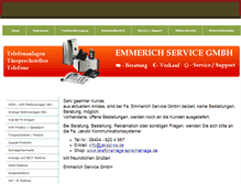 Tablet Screenshot of emmerich-service.de
